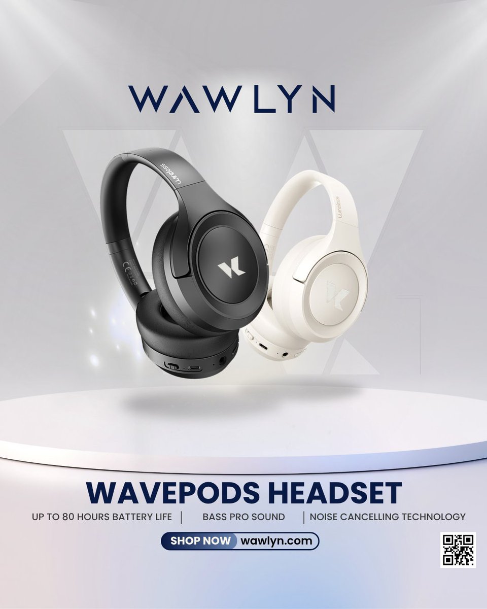 wawlyn's tweet image. Sound that moves with you.
Up to 80 hours. Zero interruptions.

#WAWLYN #WavePods #Premiumsound