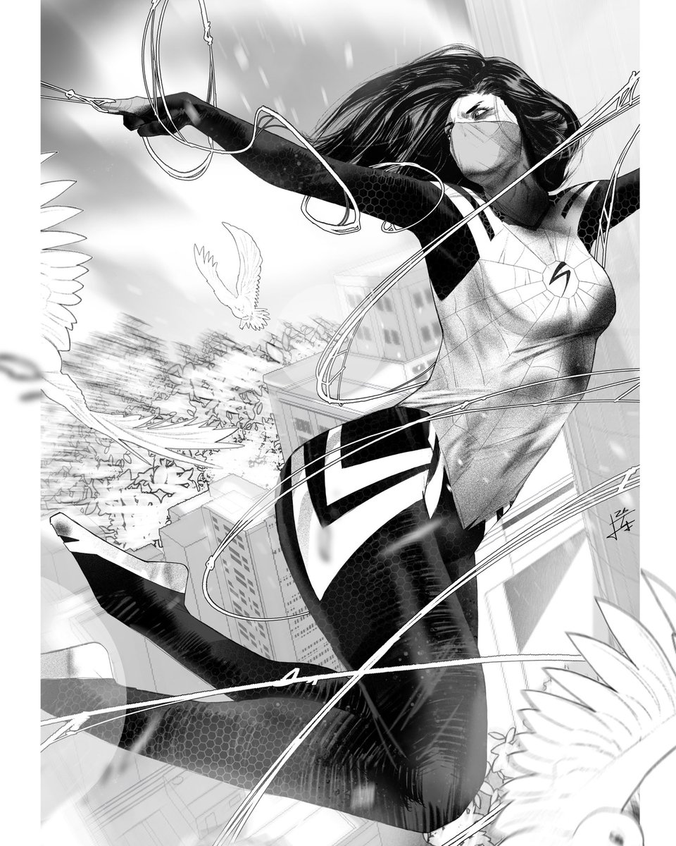 FabioGalloCBA's tweet photo. Silk — sample page.

…
#Silk #Marvel https://t.co/6N6tzeo0kn