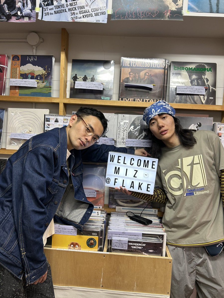 THANK YOU！

MIZ <a href="/FLAKE_RECORDS/">FLAKE RECORDS</a> 
Instore Live 2026.04.17