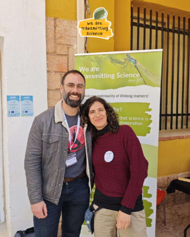 TransmitScience's tweet photo. We always enjoy attending conferences and reconnecting with former students, TS teachers, and friends. Last week at EJIP, Sole was joined by Mohamed and Marc at the stand. Thank you to everyone who stopped by; it was a pleasure seeing you there. 🌿

#WeareTransmittingScience https://t.co/rpDTw3ZyuK