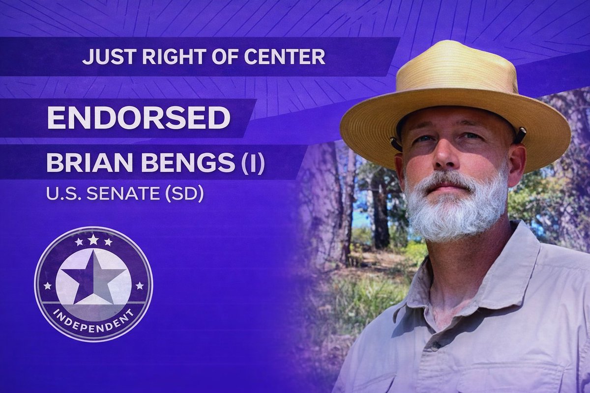 Just Right of Center tweet media