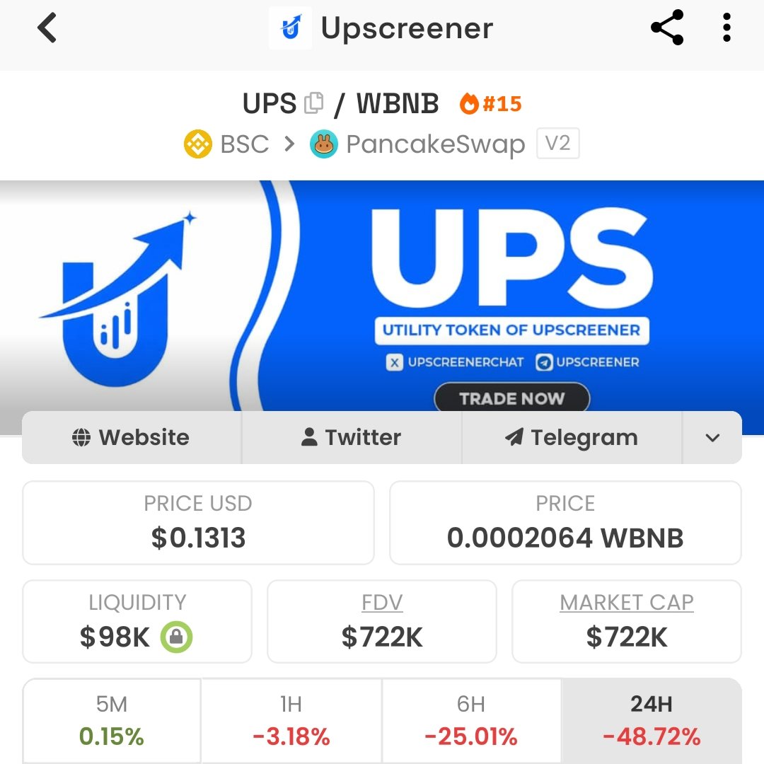 fayazyash7's tweet image. $UPS is giving you another opportunity 🚀
Smart investors take advantage of dips — this is your moment to build your position!

Don’t miss out, buy now and get ready for the next pump 🔥

#UPS #Crypto #BuyTheDip