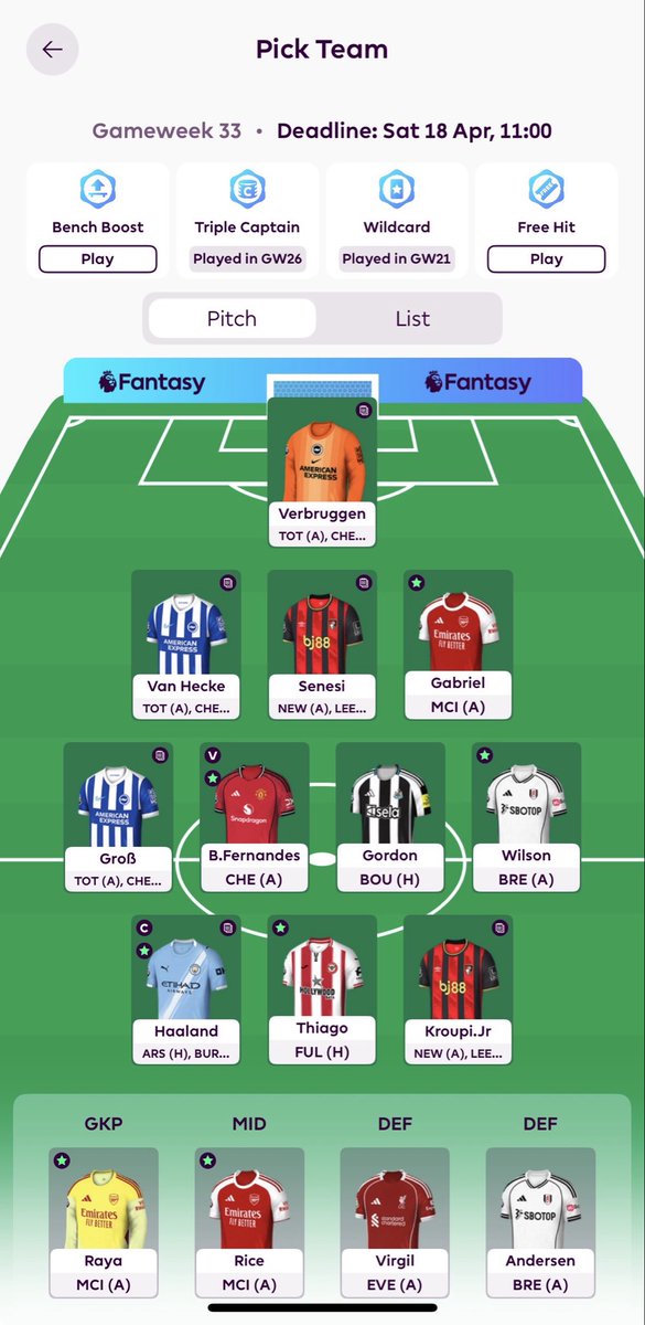 mehdi11JR's tweet photo. @FPL_Harry Please I want to know if I have to use my bench boost or not this game week https://t.co/H9un9yzFox