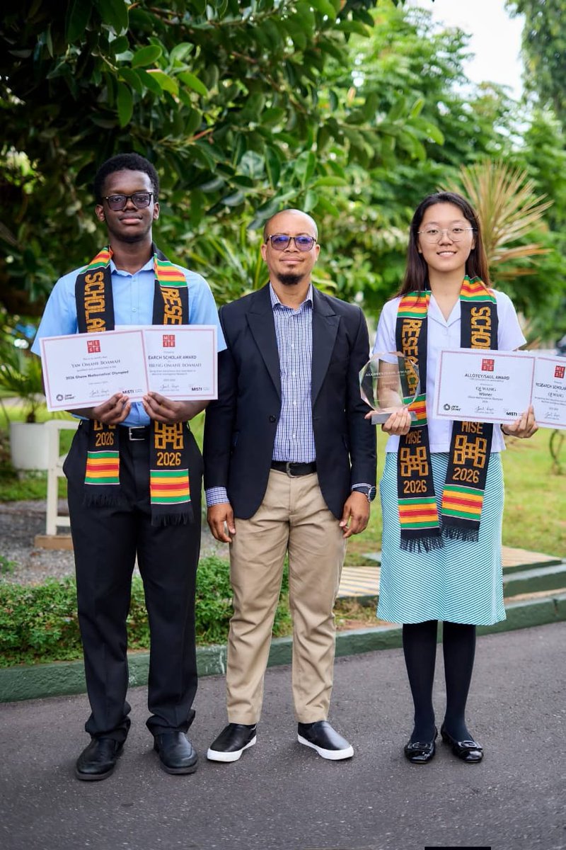 Channel1TVGHA's tweet image. Son of Former Defense Minister, Edward Omane Boamah, Yaw Omane Boamah, has earned the honour of representing Ghana at the Regeneron International Science and Engineering Fair (ISEF).

📸: Ghana International School 

#ChannelOneNews #Education #GhanaNews