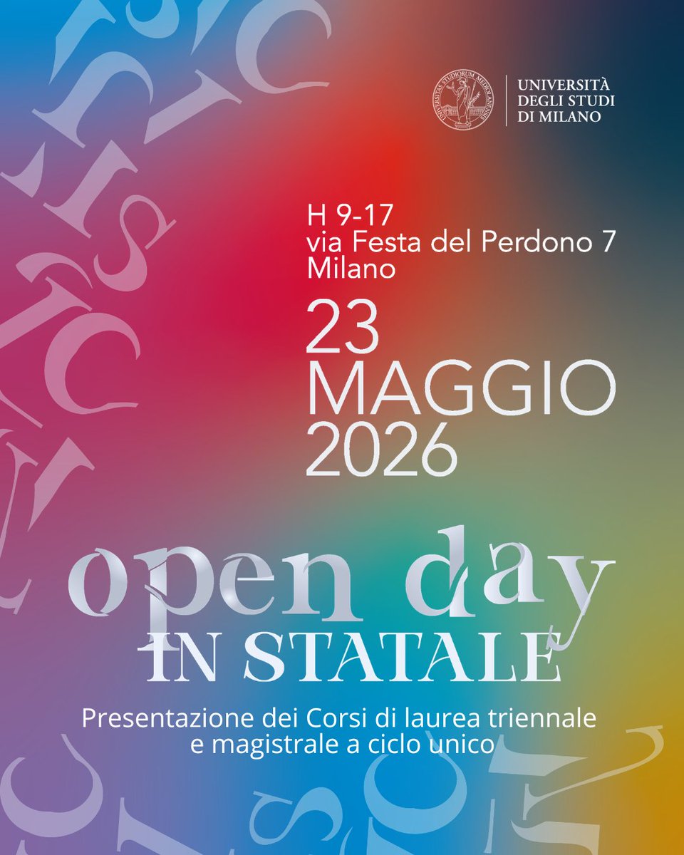 Università degli Studi di Milano tweet media