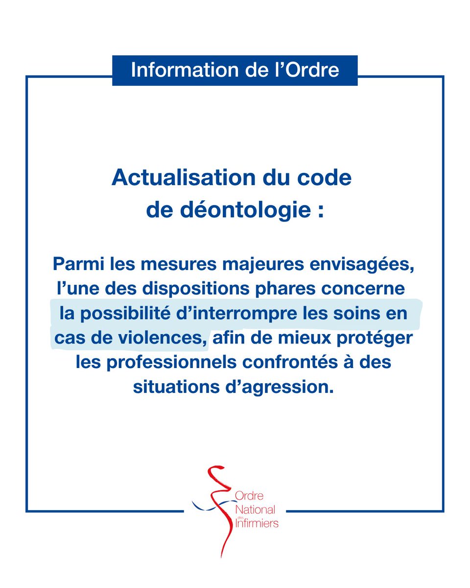 Ordre National des Infirmiers tweet media