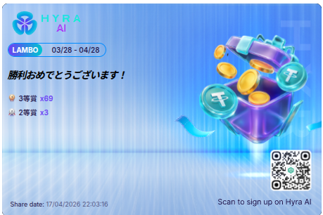 y_loops's tweet photo. I just won a prize from Hyra Lambo Balls by @hyranetwork 🚀
3rd Prize x69 🎁 
2nd Prize x3 🎁 
So amazing! 🔥
 #HyraNetwork #HyraAI #HyraLambo #TrainAI2Earn https://t.co/EI7uh7ERib