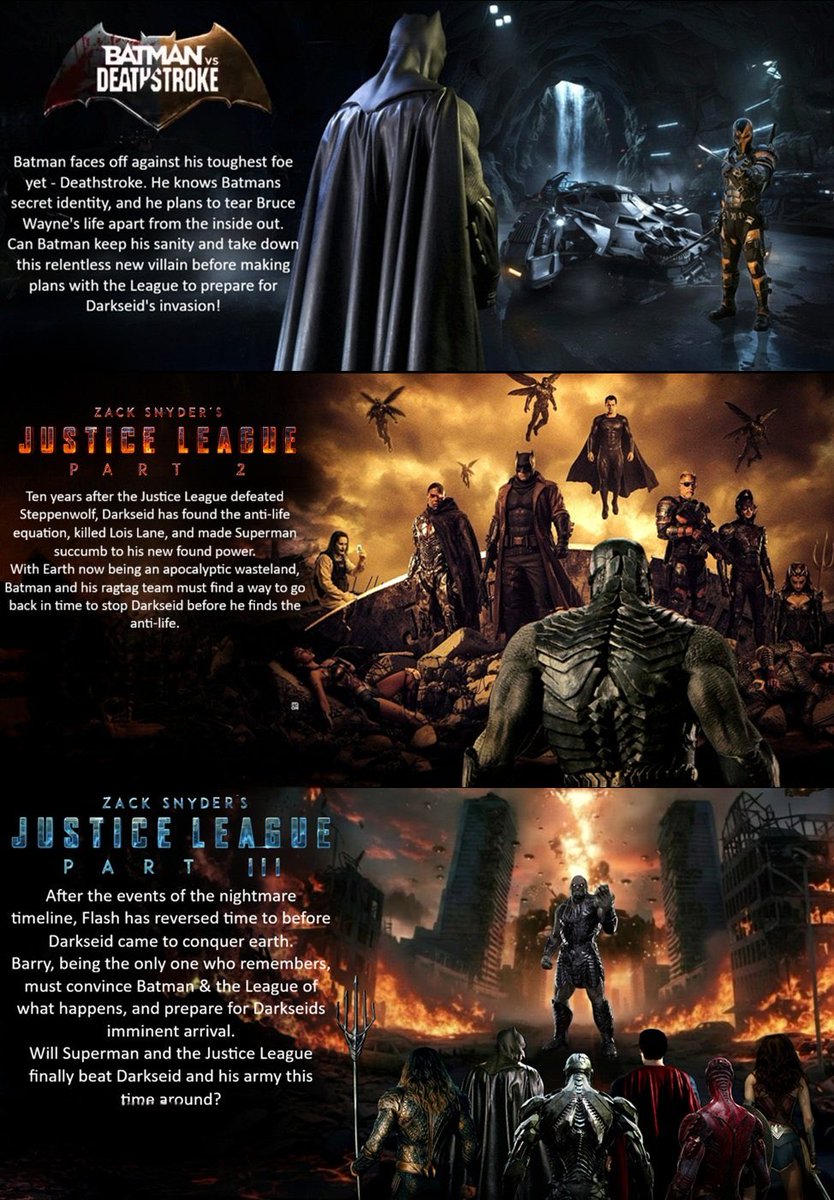 BatfleckMovie's tweet image. First thing @ParamountPics should do is #ReleaseTheAyerCut of David Ayer’s Suicide Squad , then have Ben Affleck #MakeTheBatfleckMovie for his Batman film that leads directly into Zack Snyders Justice League 2 #RestoreTheSnyderVerse