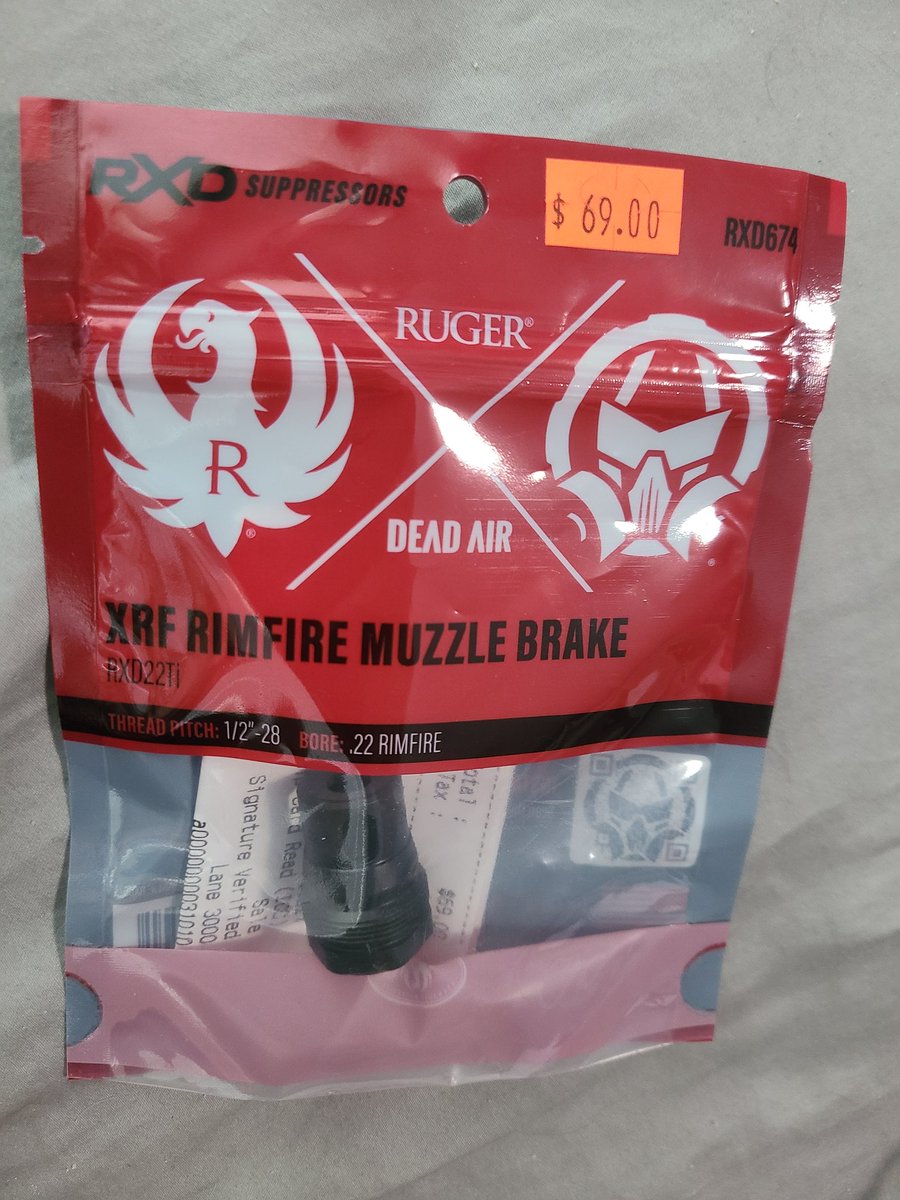 Look at this goofy as bastard. Coincidently, my Ruger 10/22 also came with a Mini-14 flash hider. I'm putting the XRF on.

It turns out this is otherwise identical to the Silencer Shop exclusive. I found one in a WA store that's getting out of the gun biz &amp; heavily discounted.