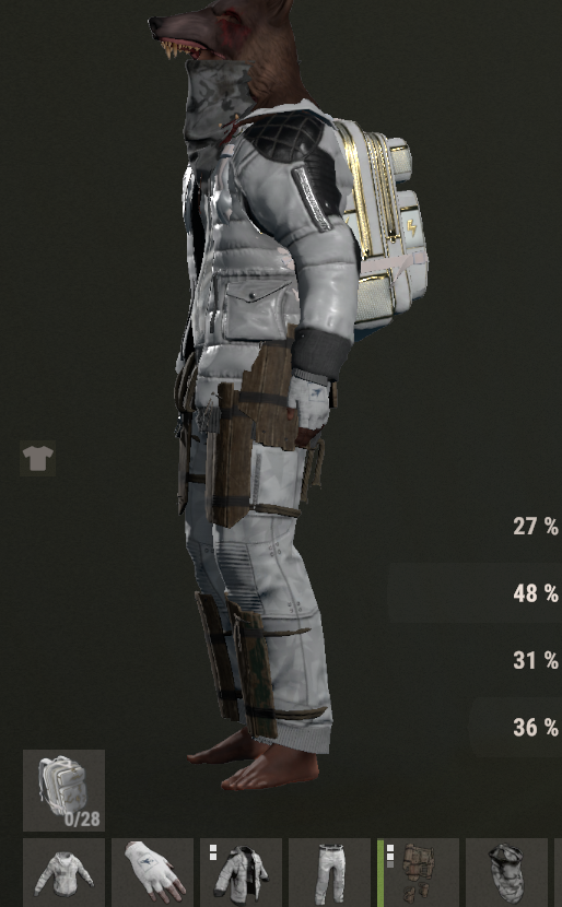 kappanootouto's tweet image. Aren’t you starting to want the Wolf Hood skin?
Also, why isn’t it interchangeable with the Lunar New Year skin…? I’m asking for an update.
#Rust @Alistair_McF