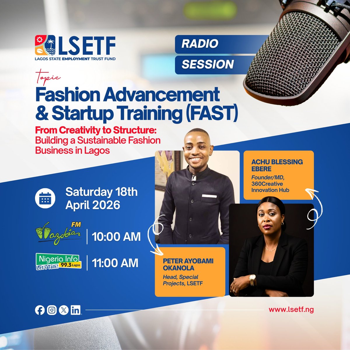 Lagos State Employment Trust Fund tweet media