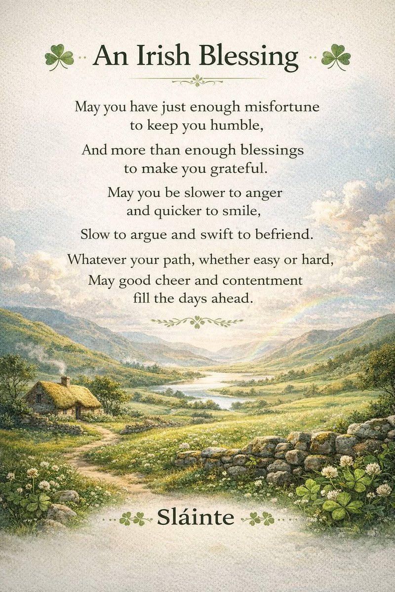 ThisIsIreland3's tweet image. An Irish blessing 💚💚

I really do like these 🇮🇪☘️🇮🇪

#Blessing #Ireland #Quotes #Irish