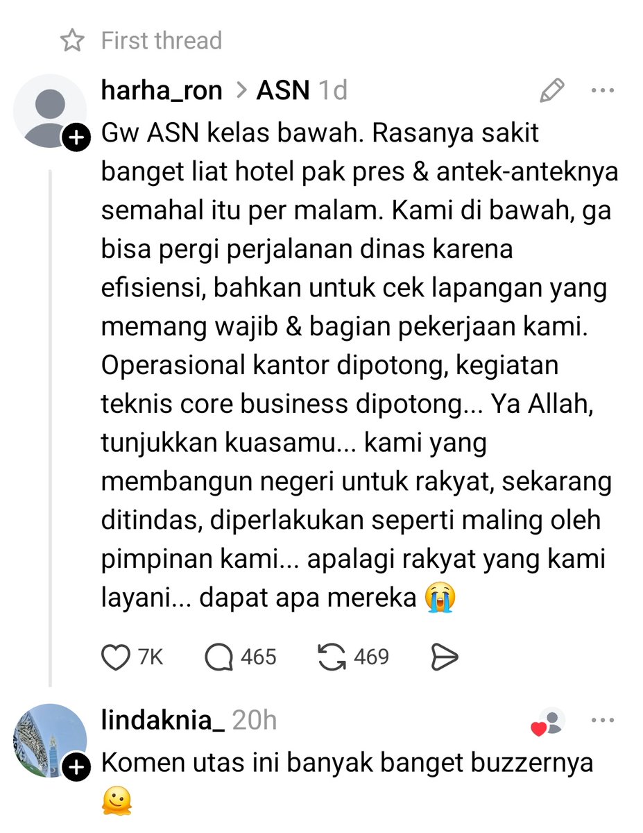 Kalau diposting disini bakal banyak "buzzer" nya juga ga yaaa