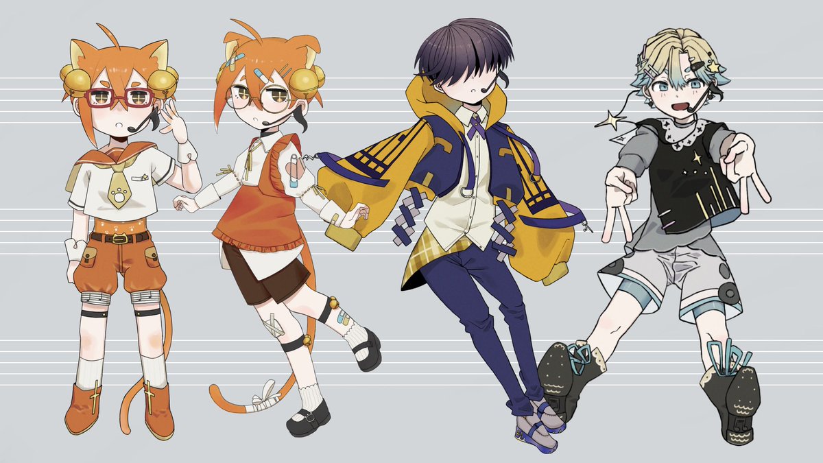 UTAU音源の絵描きたい！
私の絵柄で描いても良いよ〜って音源さんいたらリプで資料貼ってください♪
トラブル防止のために自薦のみ受付ます！

⬇️絵柄参考の自音源たち
