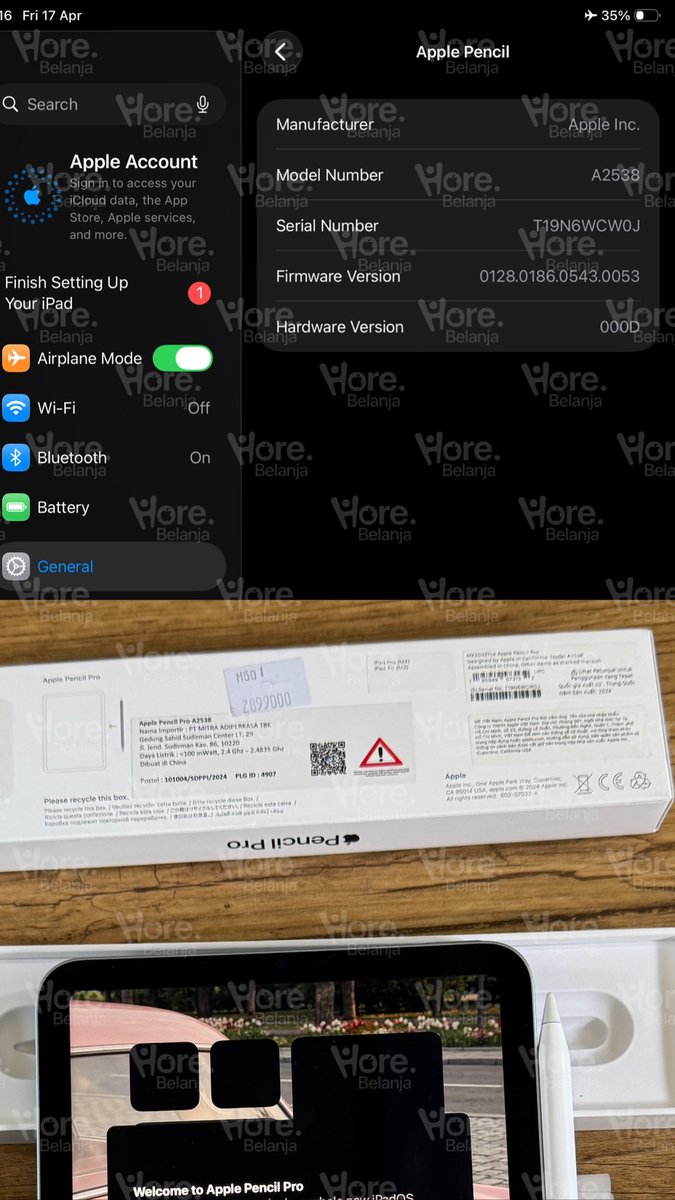 enolistyaa's tweet image. Aloo peeps 👋🏻✨✨✨

Wts jual apple pencil pro. Kelengkapan fullset, garansi on, sensitivity dan pressure berfungsi. COD Jakarta/shopee 💰: 2.000

#wtsapplepencil #jualapplepencil #applepencilpro #jualapplepencilpro