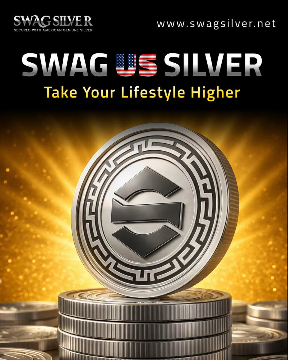 SwagGold25's tweet photo. Swag Silver = timeless value meets modern innovation.
A smarter way to grow wealth in the digital age.
🌐 https://t.co/eLiRvEcS0s
📡 Join: https://t.co/z0wi491Gdc
#SwagSilver #SmartInvesting #DigitalAssets #AssetGrowth
Note: Not financial advice https://t.co/hPm886ubl9