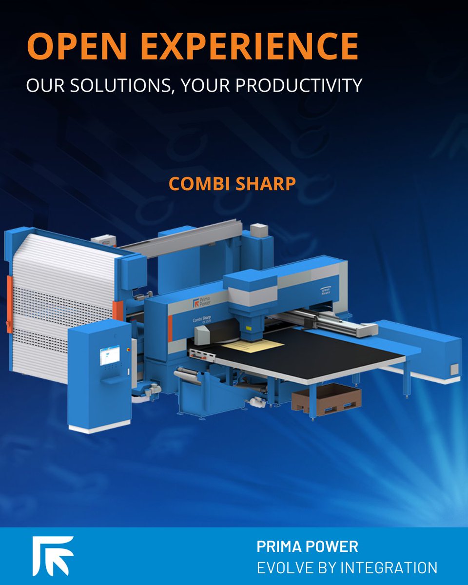 PrimaPowerIN's tweet photo. Open Experience is coming!

Join us on May 8–9 for Open Experience, the open house by Prima Power at our Bending Product Unit in Cologna Veneta.

Experience live demonstrations, gain technical insights, and connect with our specialists and industry professionals. https://t.co/VQ0LZsIhhU