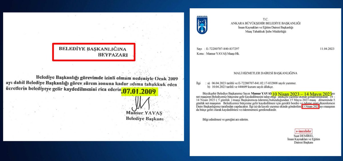 Bu hassasiyeti gösteren kişimi yolsuzluk yapacak ?

Mansur Yavaş'ın seçim zamanında izin aldıgı ve izinli olduğu sürece,
Kendi isteğiyle maaş almadığı ortaya çıktı.