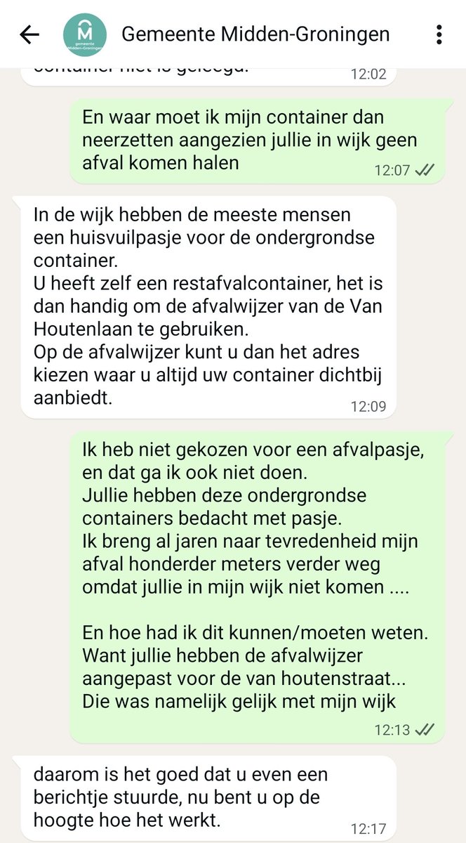 Goed...

Deze app convsrsatie gaat wat mij betreft nog een staartje krijgen...

Ik ben hier niet van gediend....
