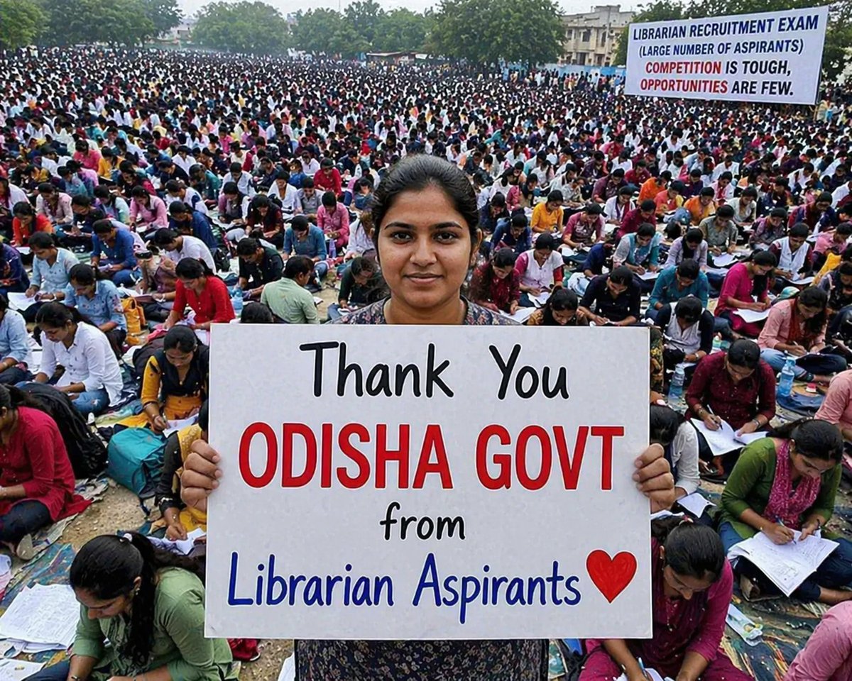 SAUMYASAHO55281's tweet image. Thankful to the Hon’ble Higher Education Minister @suryabanshibjp &amp;amp; State Govt. @DHE_Odisha for releasing #Librarian recruitment in Non Govt. Aided colleges.
A welcome step to creating new opportunities for aspirants. #HigherEducation #Odisha
@SecyChief
@CMO_Odisha @MohanMOdisha