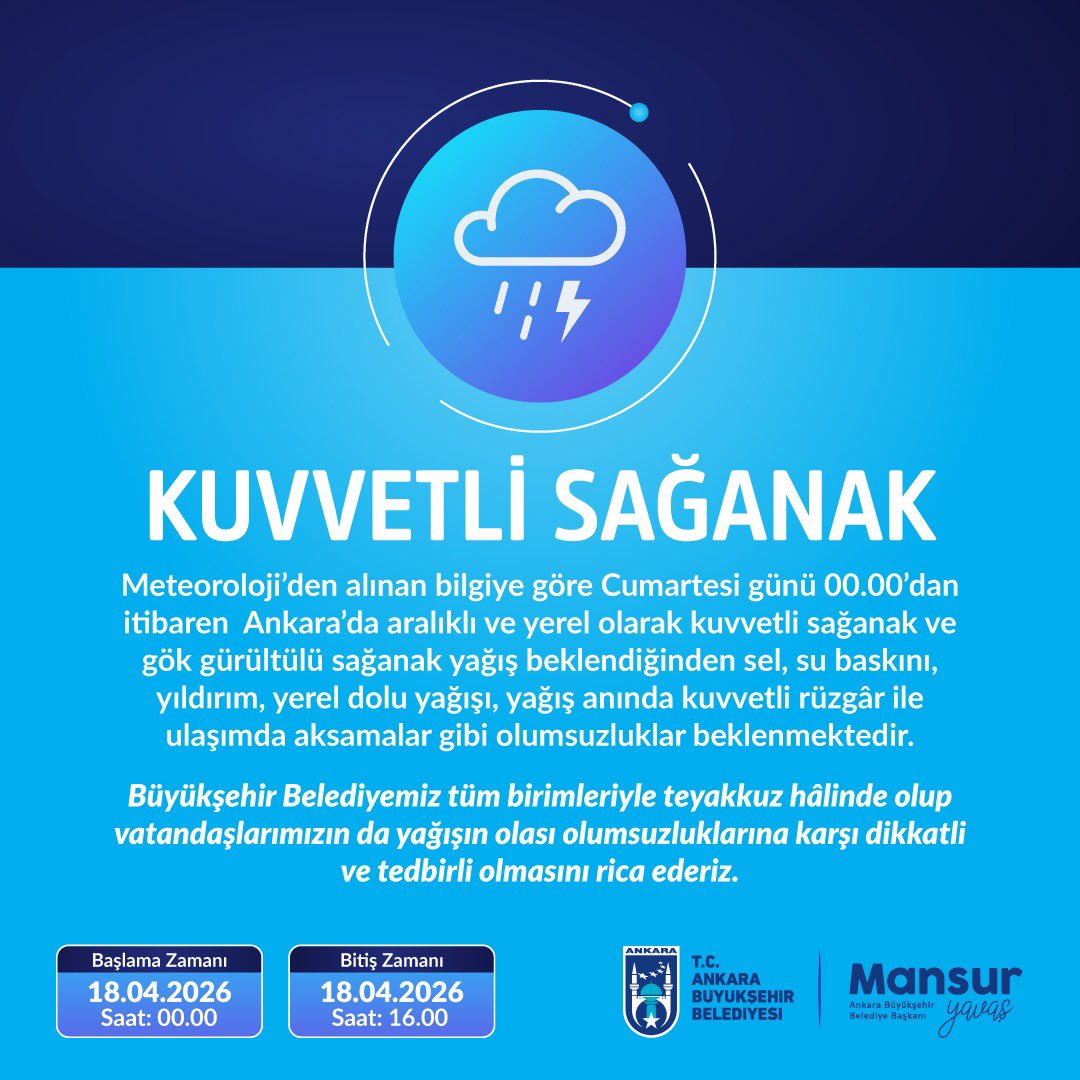 Ankara Büyükşehir tweet media