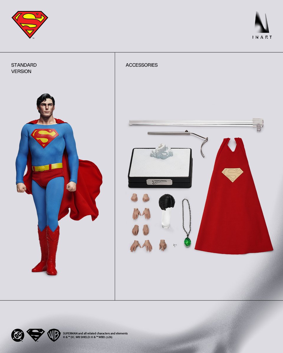 GHeroesEurope's tweet photo. Pre-Order the INART Collectibles Superman (1978) โ Superman 1/6 Collectible Figures. Now open in our shop.
โ Pre-Order the Superman (1978) 1/6 Figureshere:
https://t.co/vEu4s8ArKD
#INARTCollectibles #GHeroes #Movie #Superman #ClarkKent #MenofSteel https://t.co/nlvmflW2fL