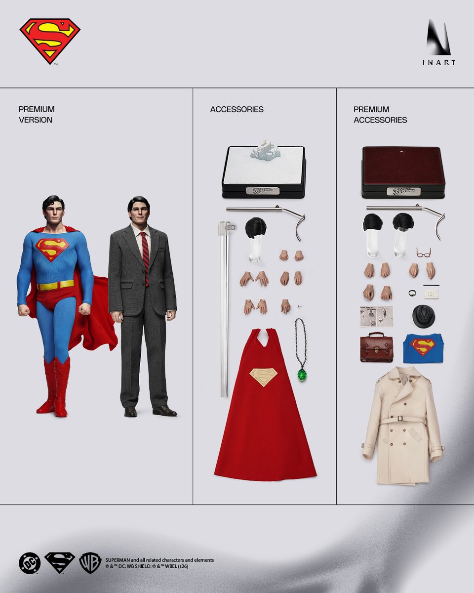 GHeroesEurope's tweet photo. Pre-Order the INART Collectibles Superman (1978) โ Superman 1/6 Collectible Figures. Now open in our shop.
โ Pre-Order the Superman (1978) 1/6 Figureshere:
https://t.co/vEu4s8ArKD
#INARTCollectibles #GHeroes #Movie #Superman #ClarkKent #MenofSteel https://t.co/nlvmflW2fL