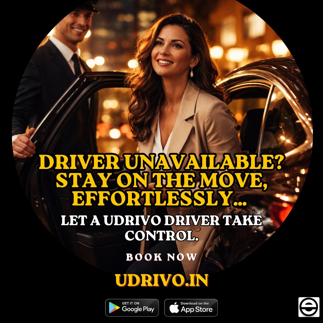 udrivodotin's tweet image. Book Car Driver Form UDrivo

👉 Visit: customer.udrivo.in
OR
📲 Download the App:
📱 Android: shorturl.at/Pb4F7
🍎 iOS: shorturl.at/FKzoU

#luxurytravel  #effortlessliving  #ondemandride #driversonhire #drivinghiringnearme #hireanddrive #hiredrivers #UDrivo