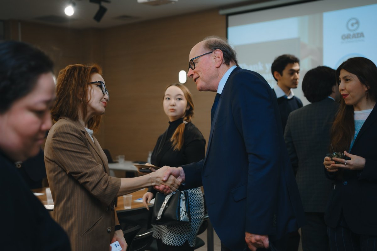 bk_soc's tweet photo. The British-Kazakh Society, in partnership with GRATA International, successfully hosted an in-person seminar in Astana on 16 April 2026 at the AIFC, followed by a networking session for participants.

More info: https://t.co/XMz3JUkOSH https://t.co/QZlOzAO8PA