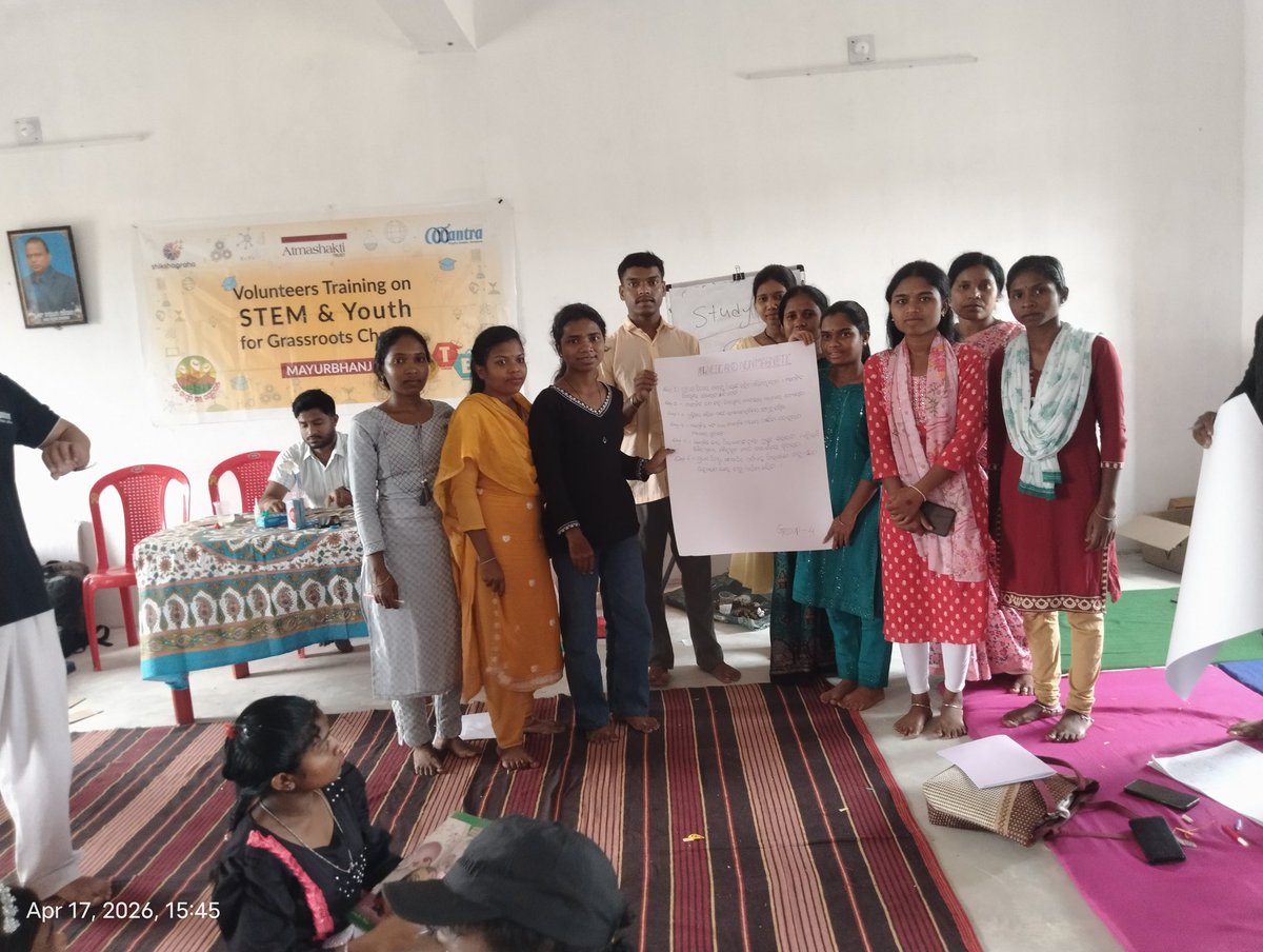 JjmMayurbhanj's tweet image. Volunteers equipped with #STEM &amp;amp; Youth training for #Grassroots_Change through theory and hands-on practice. Ready to drive innovation and learning in their communities. 
@Atmashakti3 @MSMO40845837
#JJM_Mayurbhanj #CommunityDevelopment 
#SummerCamp #EducationCamp