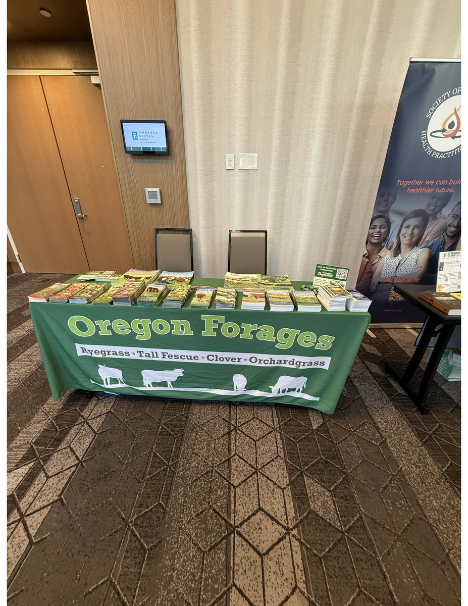 AmericanForage's tweet photo. A special thank you to Oregon Forages for exhibiting at the 2026 AFGC Conference and supporting the industry! Oregon Forages played an important role as an exhibitor at the 2026 AFGC Conference, engaging with attendees and partners!
#AFGC26 https://t.co/DRBQy5Uqlm