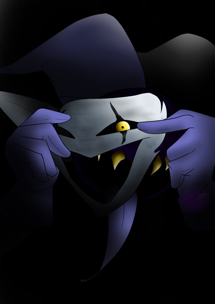 HollowsGlitch's tweet photo. Jevil horror artwork because people seem to think he wears a mask now so I wanted to put a twist on it, plus an alternate without his face
#deltarune #jevil #fanart #deltarunefanart #theworldrevolving #chaos #deltaruneart https://t.co/aT6hOF3vOk