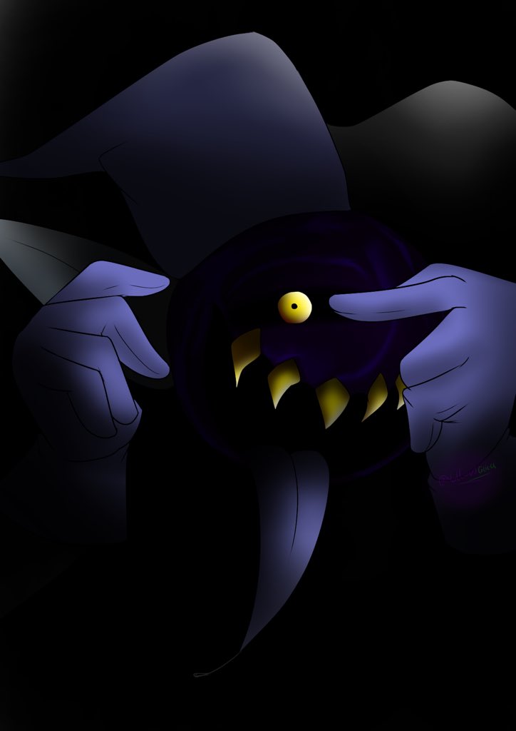 HollowsGlitch's tweet photo. Jevil horror artwork because people seem to think he wears a mask now so I wanted to put a twist on it, plus an alternate without his face
#deltarune #jevil #fanart #deltarunefanart #theworldrevolving #chaos #deltaruneart https://t.co/aT6hOF3vOk