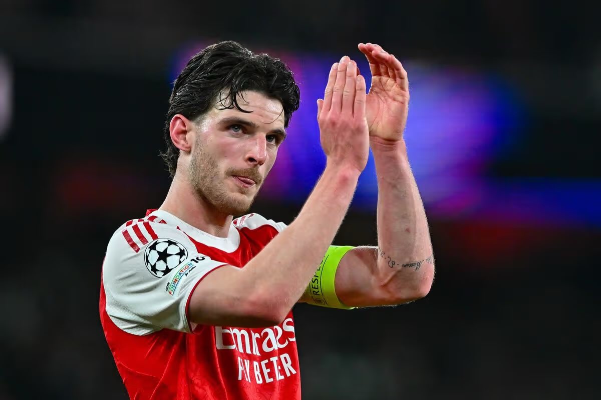 Arsenalnewschan's tweet image. 🗣️Declan Rice says #Arsenal know what they need to do to beat Man City on Sunday: “The Etihad Stadium is the ultimate test but it’s why we play this game. So bring it on. It’s beautiful and I can’t wait. Manchester City have obviously been in really good form. No one’s going to