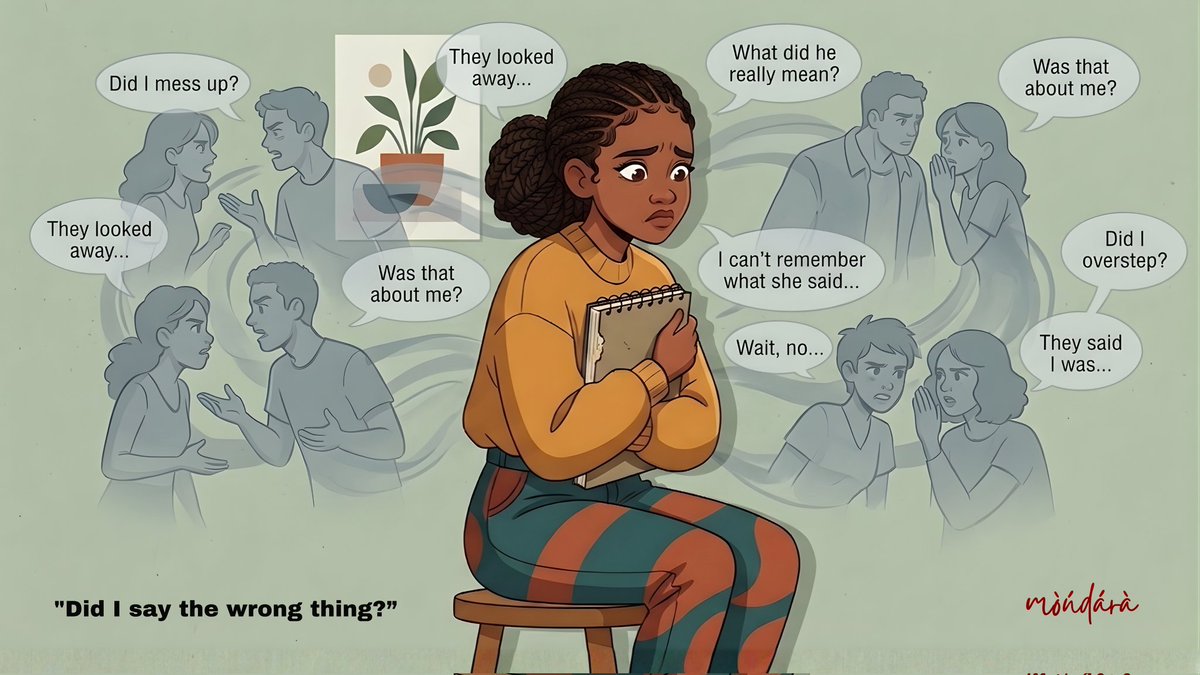 Eyilayomii's tweet image. Social battery: 0% 🪫
Overthinking battery: 100% 🔋

#Overthinker #SocialAnxietyRelief #DigitalIllustration #ArtReel #MentalHealthArt #RelatableReels