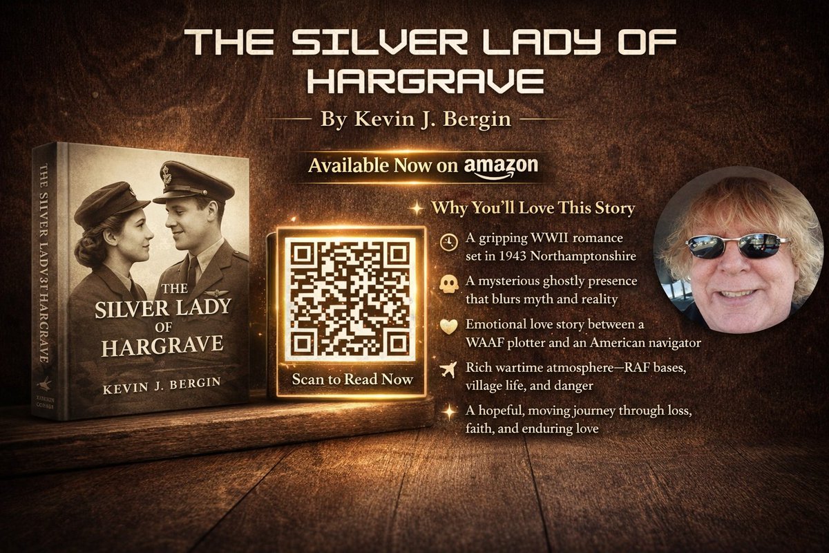 mohosinhos84641's tweet photo. ๐ The Silver Lady by Kevin Bergin โจ
Northamptonshire, 1943 โ A brave WAAF plotter, a daring American airman, and a ghostly abbess who guards the skies.
๐ Read now ๐ https://t.co/wRGfO3enBd
#TheSilverLady #HistoricalRomance #BookTwitter #KindleReads https://t.co/lnWkRf3i1Y