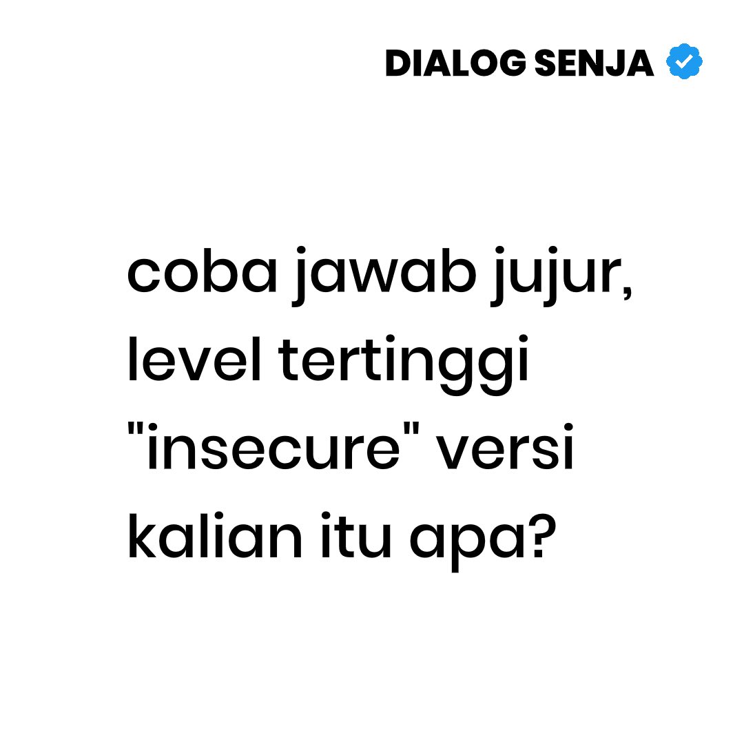 Dialog Senja tweet media