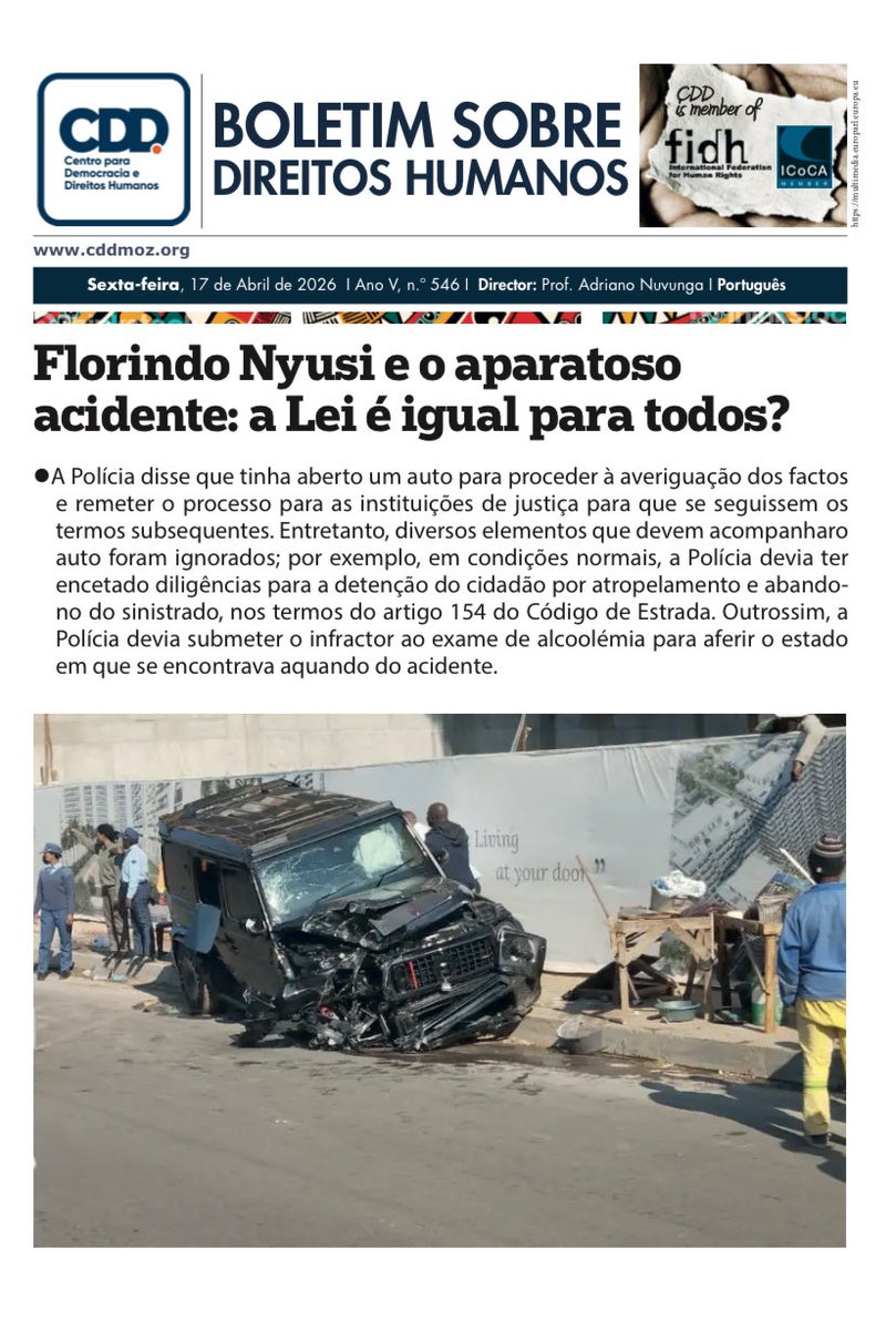 CDD - Centro para Democracia e Direitos Humanos tweet media