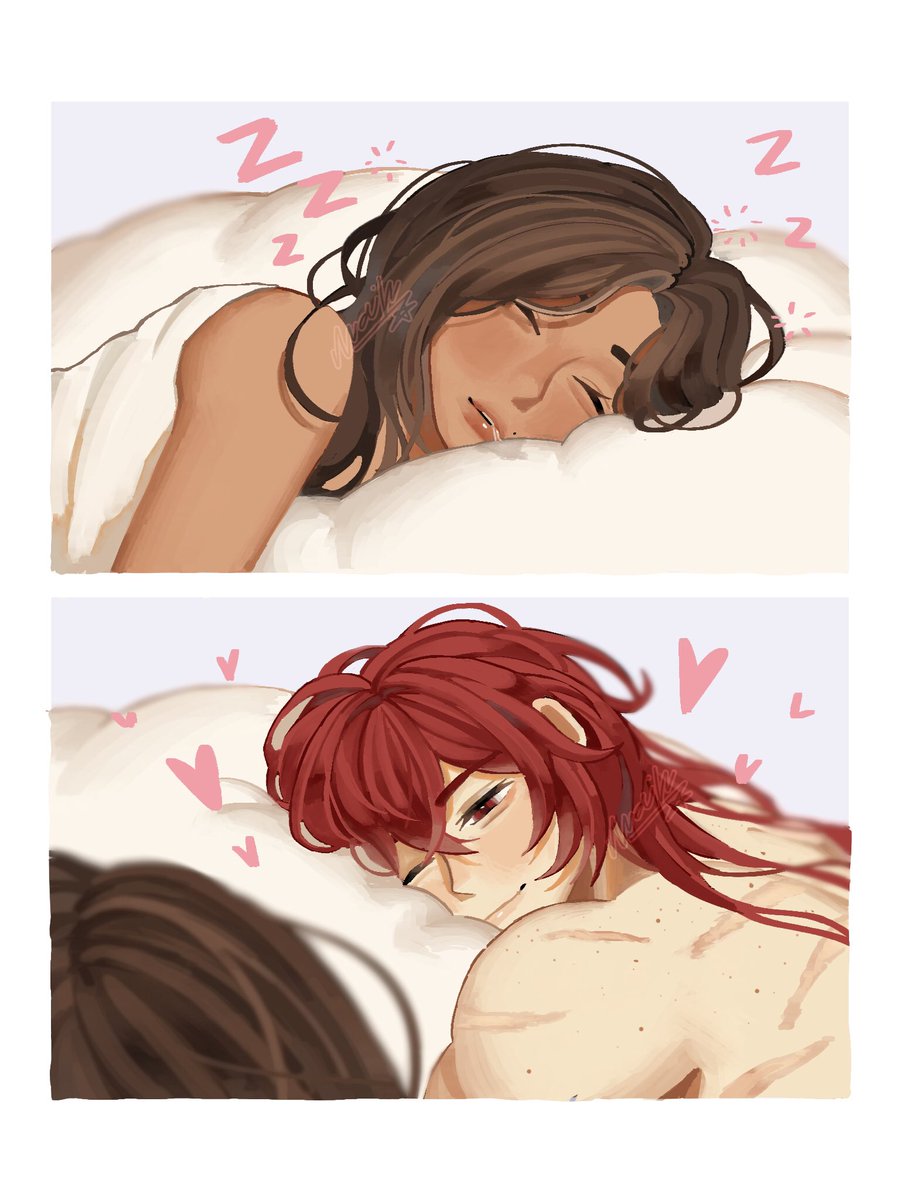 lovefordiluc's tweet photo. — his wife is here, beside him. his wife. like the breeze that gives the fire enough to stay burning, and perhaps, like a reminder that even though diluc sometimes thinks so, barbatos had not forsaken him. ❞
🌺🍷 • #merowl #megluc #yumetwt
— #aprilluc2026 day 16 - yearning. https://t.co/f8nC5zaP9f