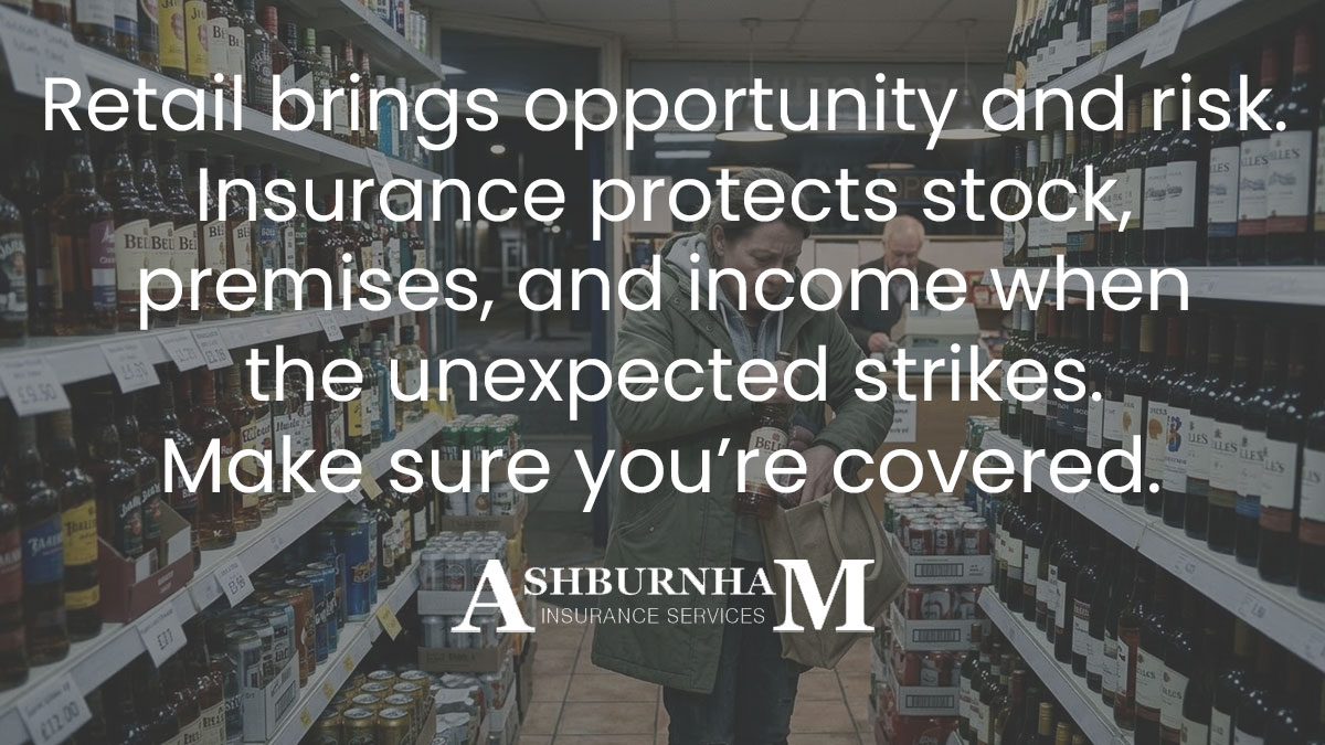 ashburnham's tweet image. Shops are always at risk, whether from accidental damage, malicious damage, theft, natural disasters and more. Shop insurance can protect you financially. #shops #insurance #risk
ashburnham-insurance.co.uk/business-insur…