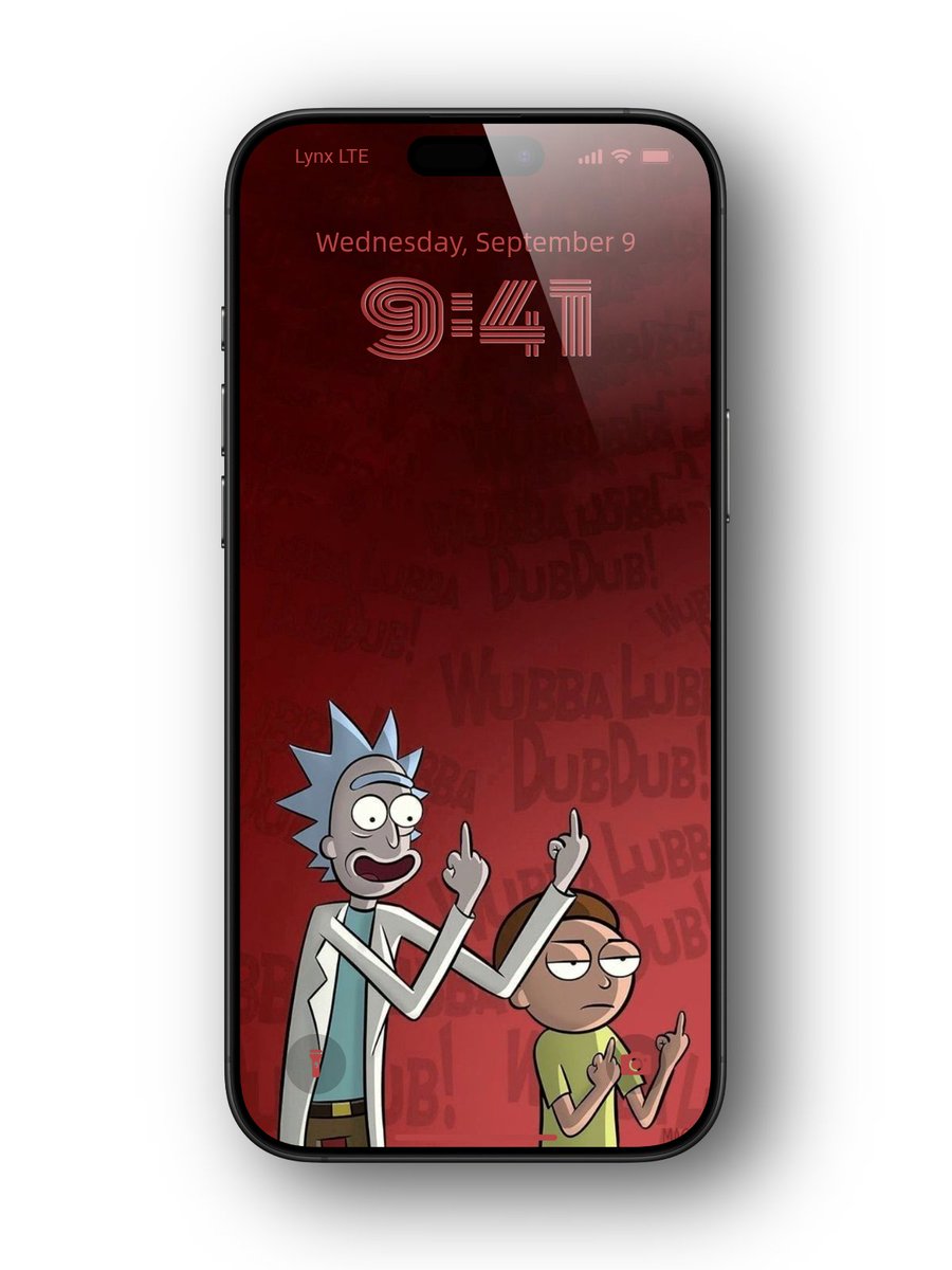 lynxchizzy's tweet image. Middle Finger 
#Rick #Morty #wallpaper