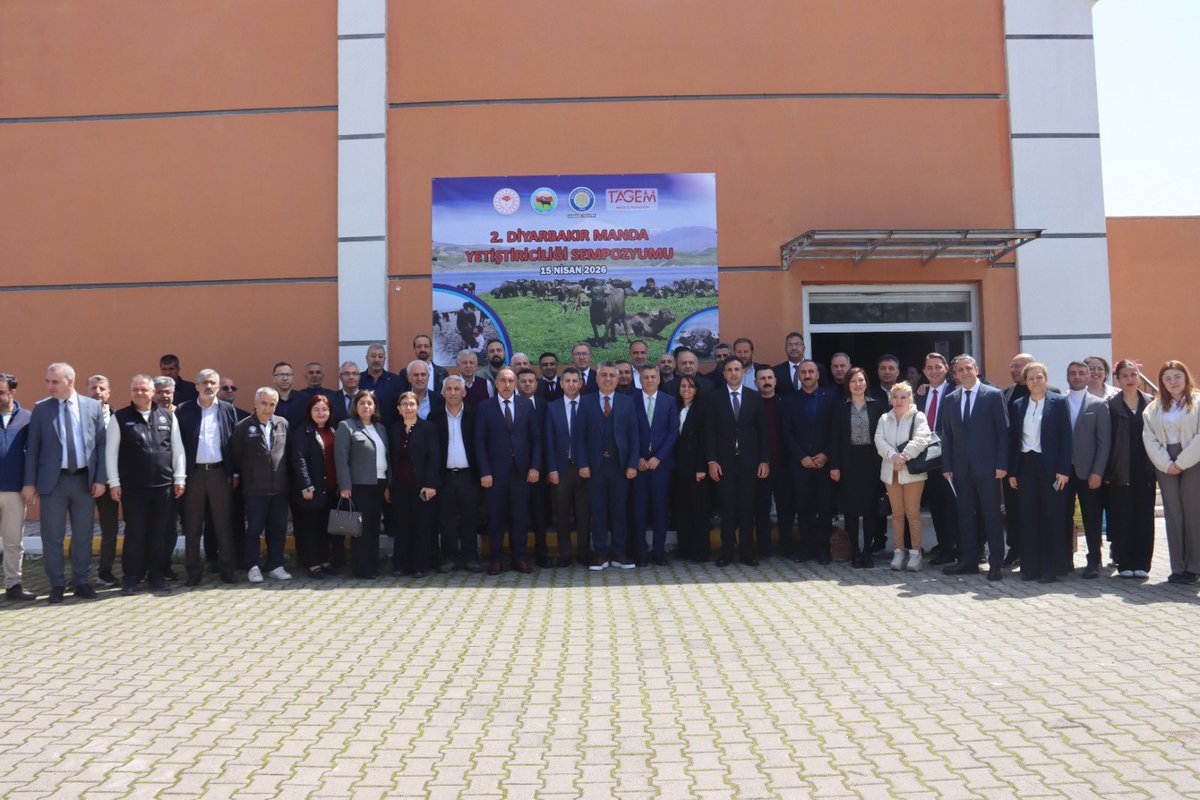 GAPUTAEM's tweet photo. 2. Diyarbakır Manda Yetiştiriciliği Sempozyumu  15 Nisan 2026 tarihinde Müdürlüğümüzde gercekleştirilmiştir. https://t.co/bBDeZFNb9e