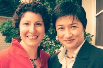 FreeSpeechMat8's tweet photo. @DaveMilbo @JoanneHorniman WATCH THE WIVES. 
Wong's married to a Jew with 2 Jew IVF kids - they are literally entitled to Israeli citizenship. https://t.co/sq9KQ6Il0S