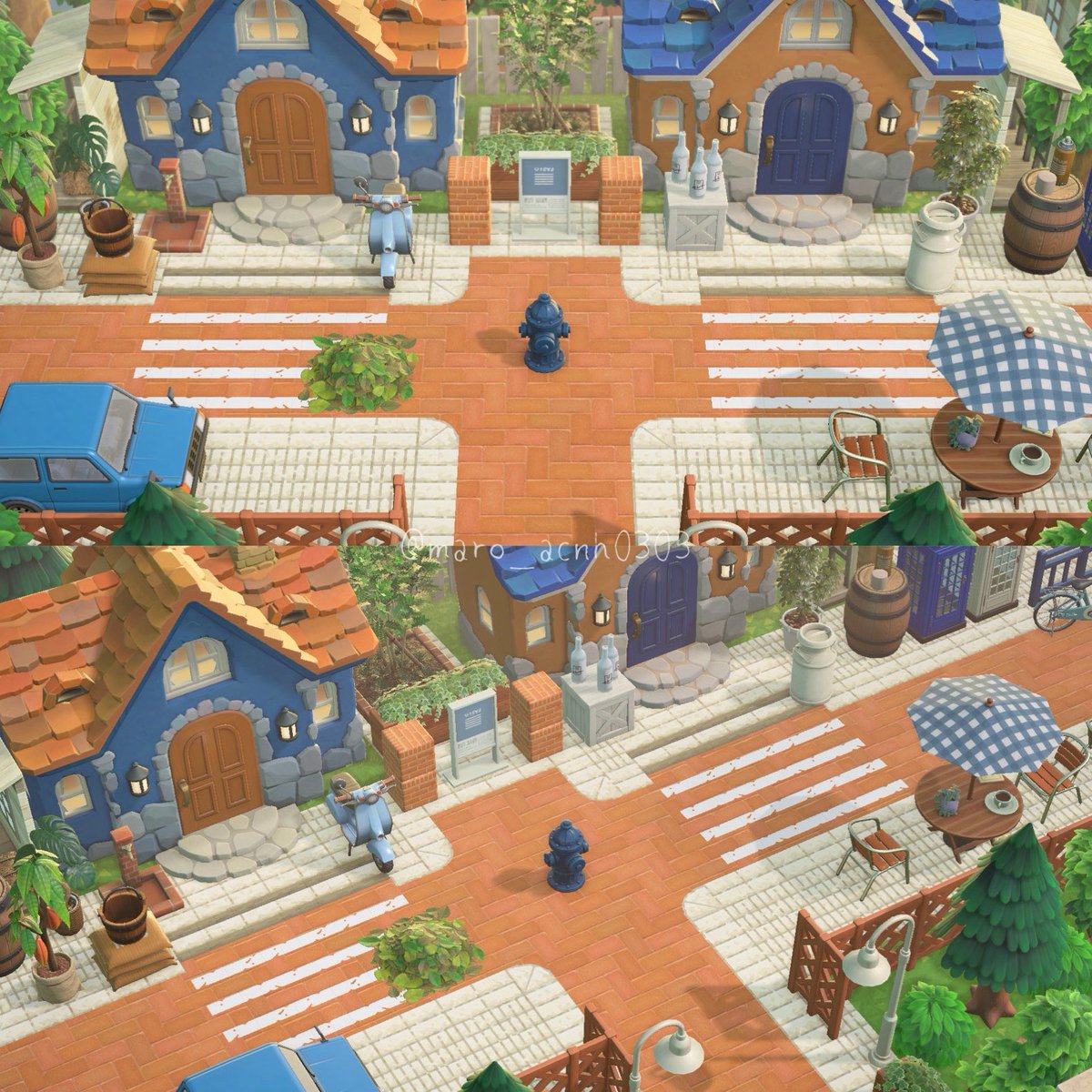 maro_acnh0303's tweet image. ブルー×オレンジのお家🚙🍊

#あつ森 #あつまれどうぶつの森
#ACNH #AnimalCrossing #あつ森写真部