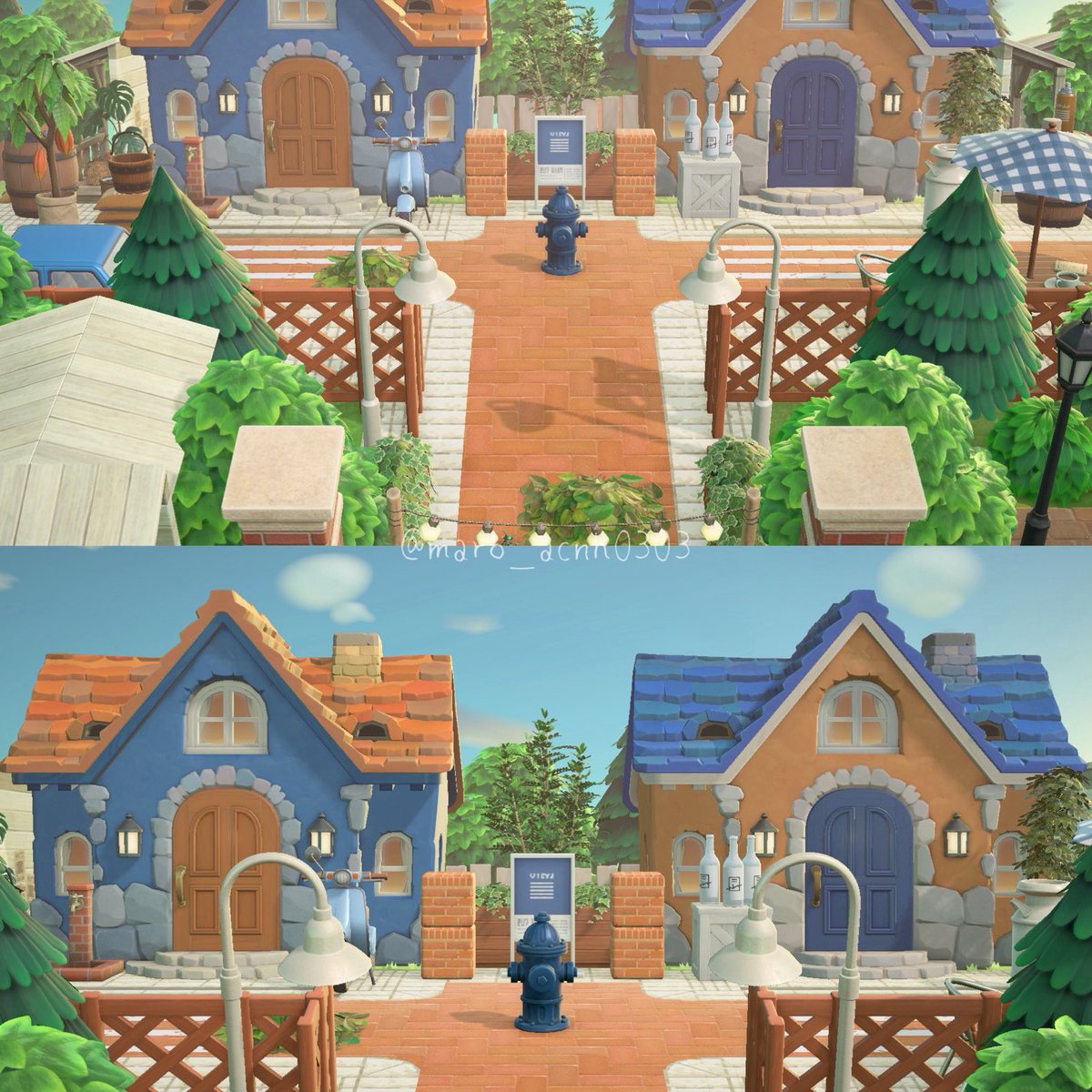 maro_acnh0303's tweet image. ブルー×オレンジのお家🚙🍊

#あつ森 #あつまれどうぶつの森
#ACNH #AnimalCrossing #あつ森写真部