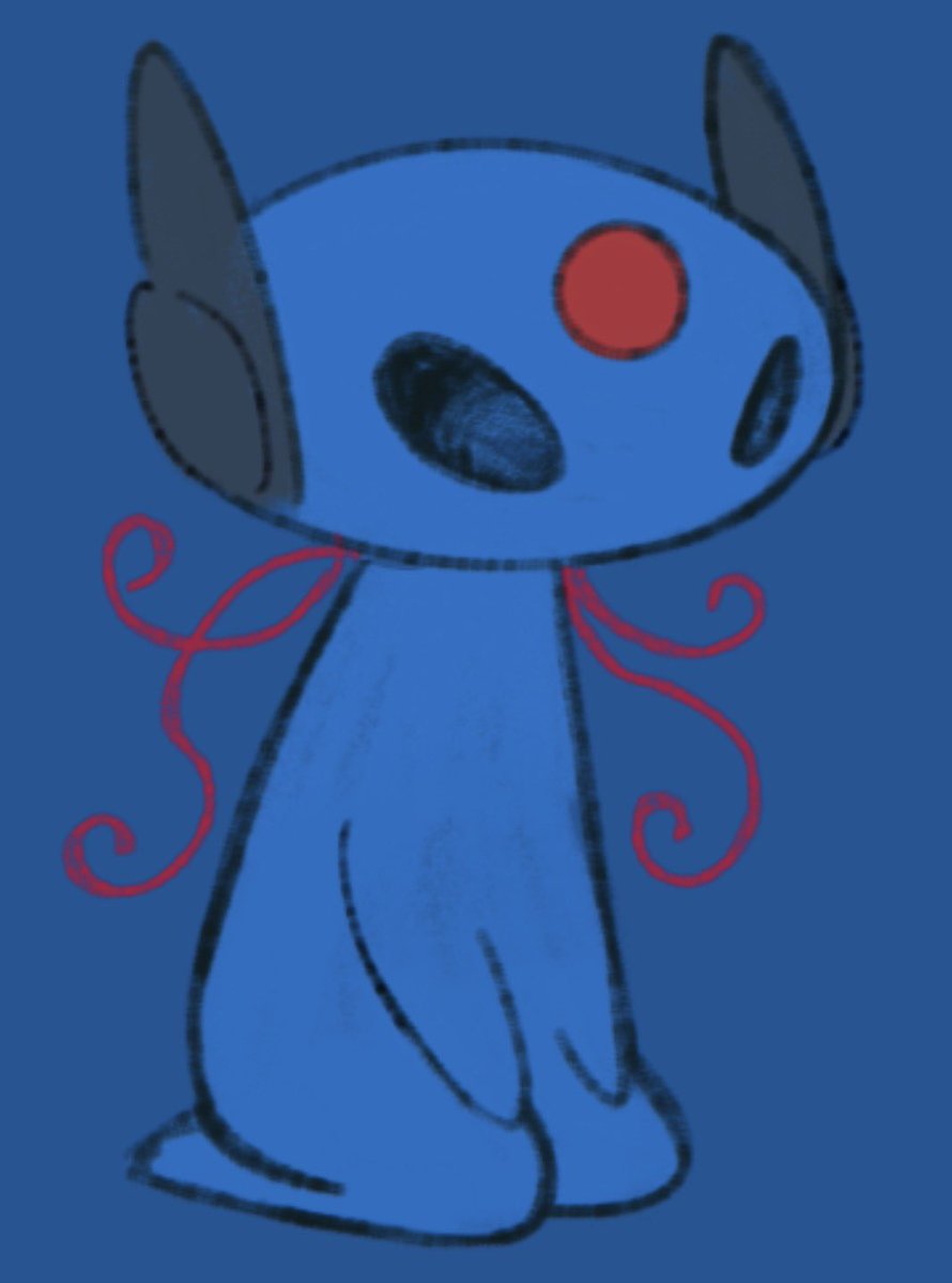 Been having fun drawing Moon as some strange sort of gummy creature #rainworld