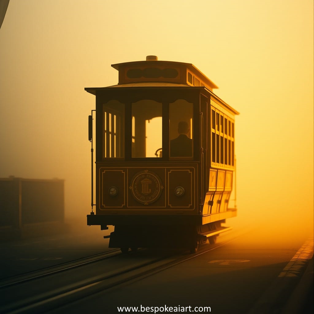 BespokeAIArt's tweet image. #Cinematic #Cable #Car #Cablebús 

#Life is like a cable car ride...
you just need to hang on and enjoy the view!

#art #ai #aiart #artificialintelligence #Friday 

When transport meets AI Art