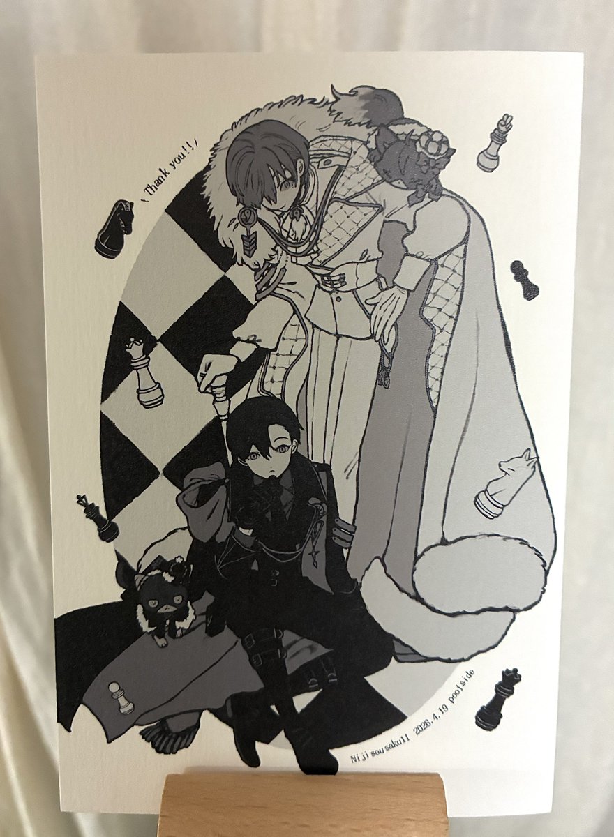 118_7lv's tweet photo. #にじそうさく11  
お品書き&amp;サンプル
【南2ホールS-80 プールサイド】

1枚目:お品書き
2枚目:新刊サンプル
3枚目:既刊サンプル
4枚目:ノベルティ

よろしくお願いします！🙇 https://t.co/EePVaFOfuR