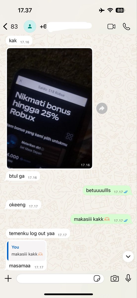 dimsumlatte_'s tweet photo. jajan robux lg di @xiomeigrenk proses supeeer cepet dan trusted!🫶🏻💗 https://t.co/vKFGOKswLt