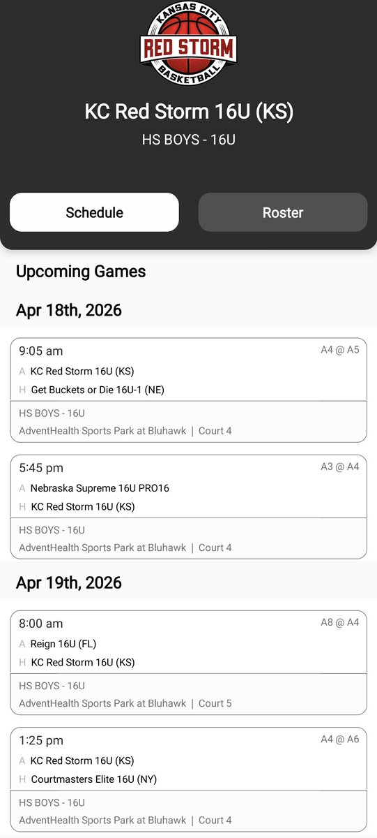KC Red Storm (16U) tweet media